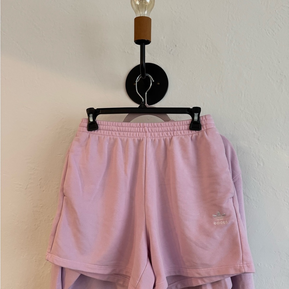 Adidas Women's Light Pink Athletic Shorts